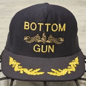 Vintage Northstar US Navy Submariner Bottom Gun Snapback Trucker Hat - USA Made